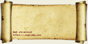 Milena Stojadinović vizit kartica